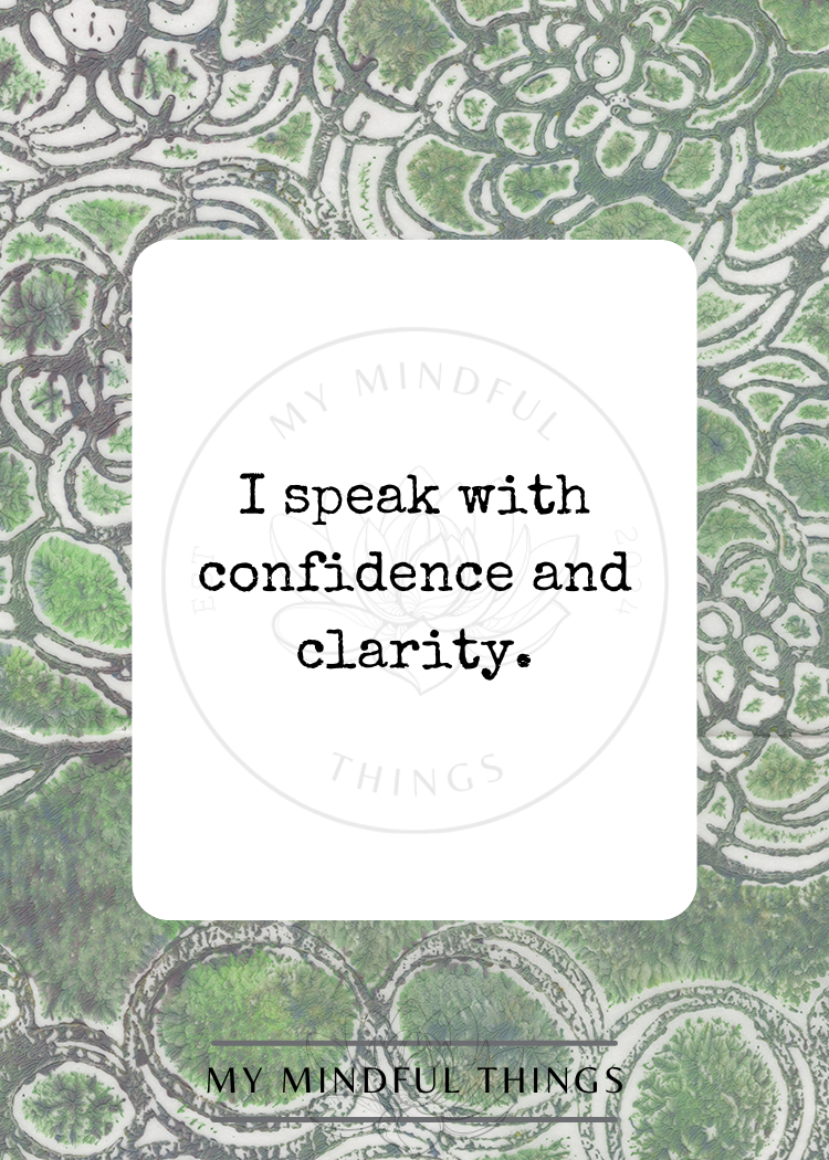 Confidence & Self-esteem Affirmations (digtial download)