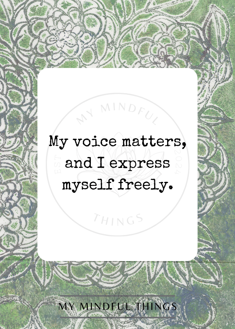 Confidence & Self-esteem Affirmations (digtial download)