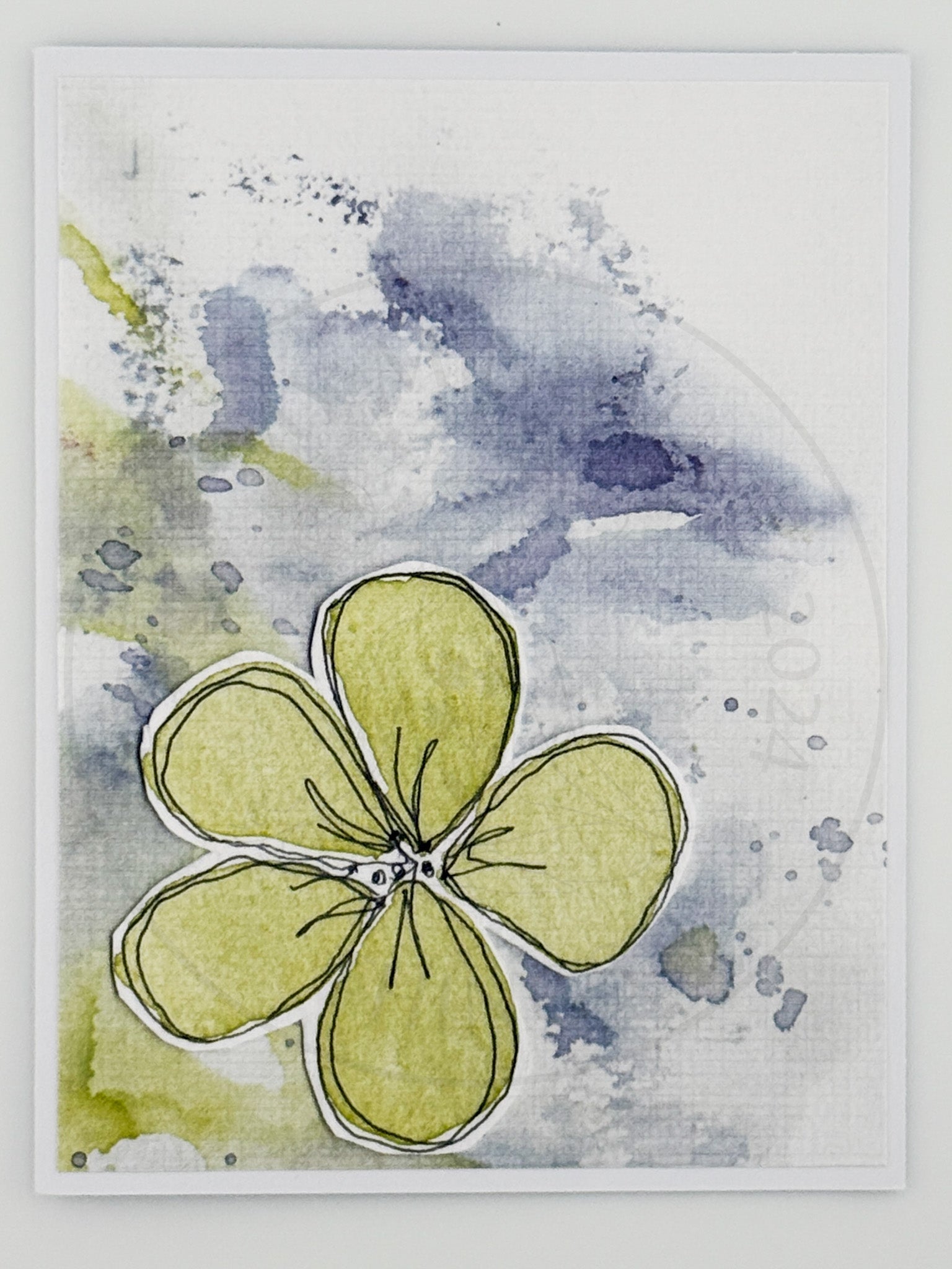 Mixed Media Art Note Card Set — 5 Cards & Envelopes