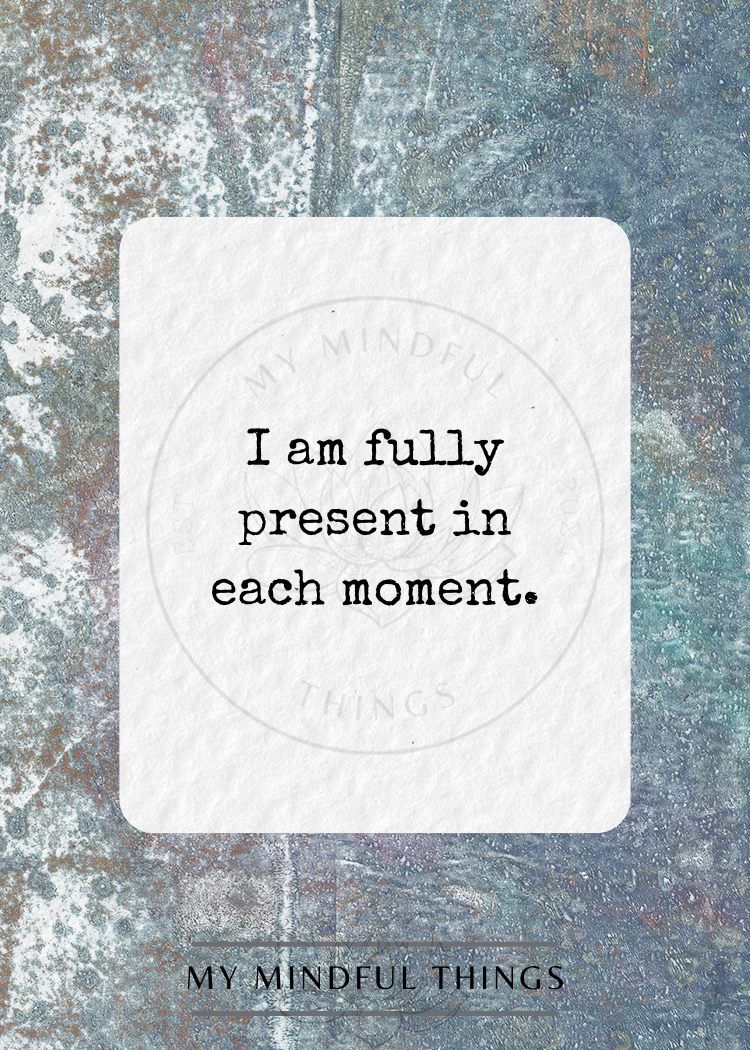 Cultivating Mindfulness Affirmation Pack (digital download)