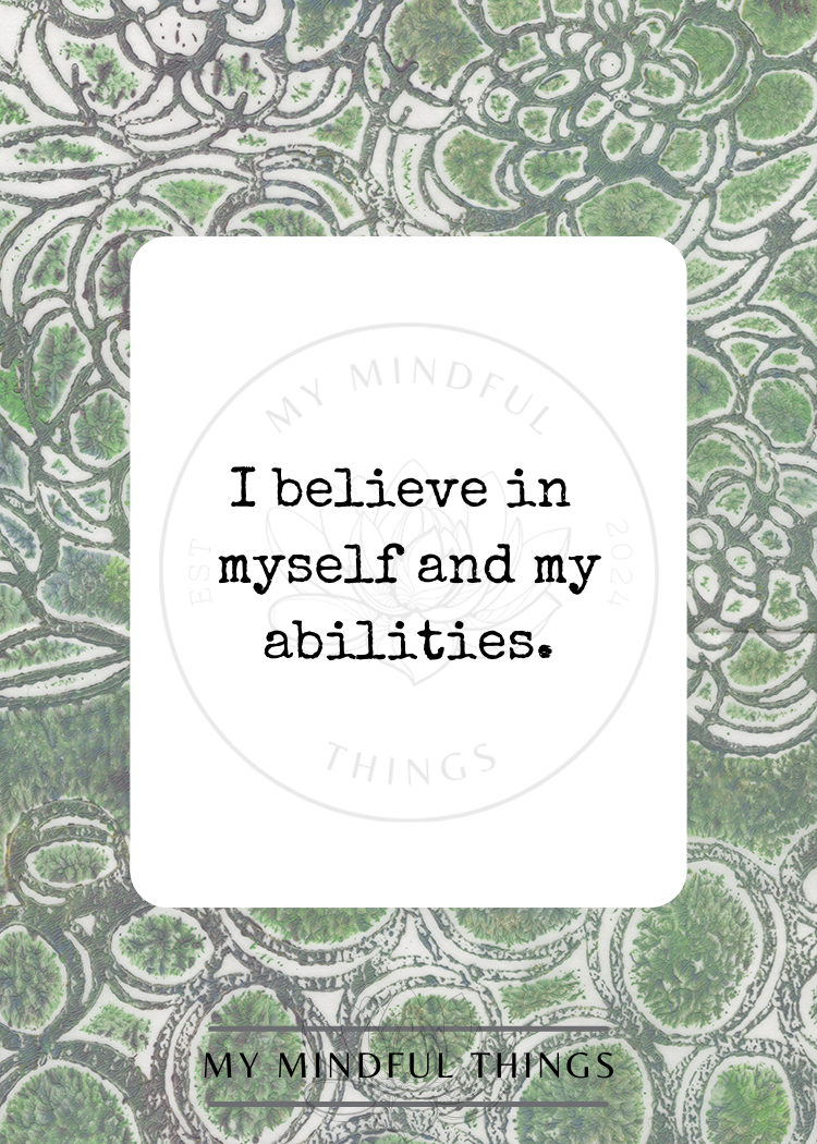 Confidence &amp; Self-esteem Affirmations (digtial download)