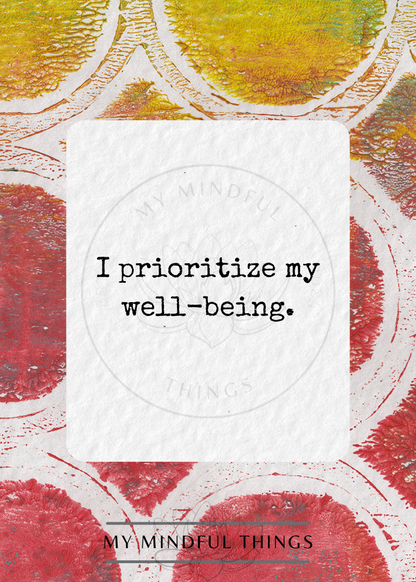 Health &amp; Wellness Affirmation Pack (digital download)