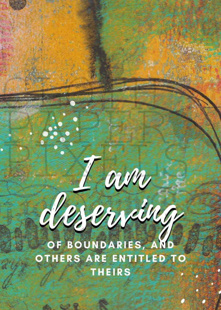 Boundaries Affirmation Pack (digital download)