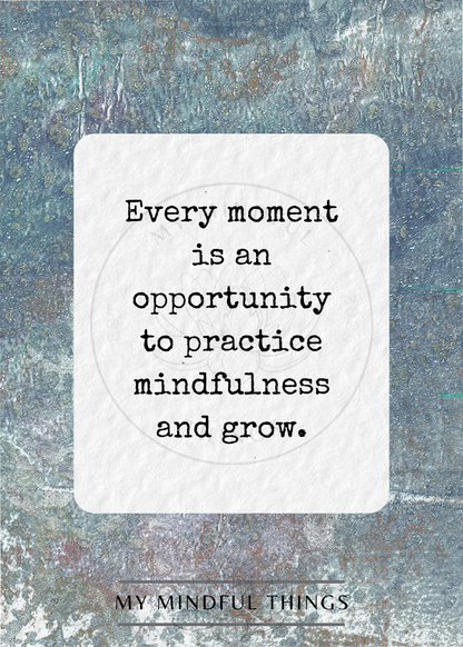 Cultivating Mindfulness Affirmation Pack (digital download)