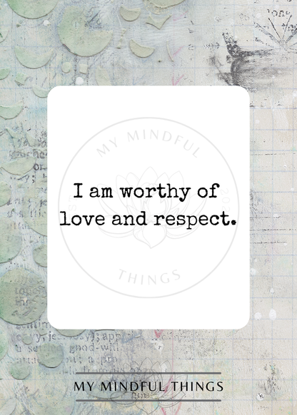 Self Love Affirmation Cards (digital download)