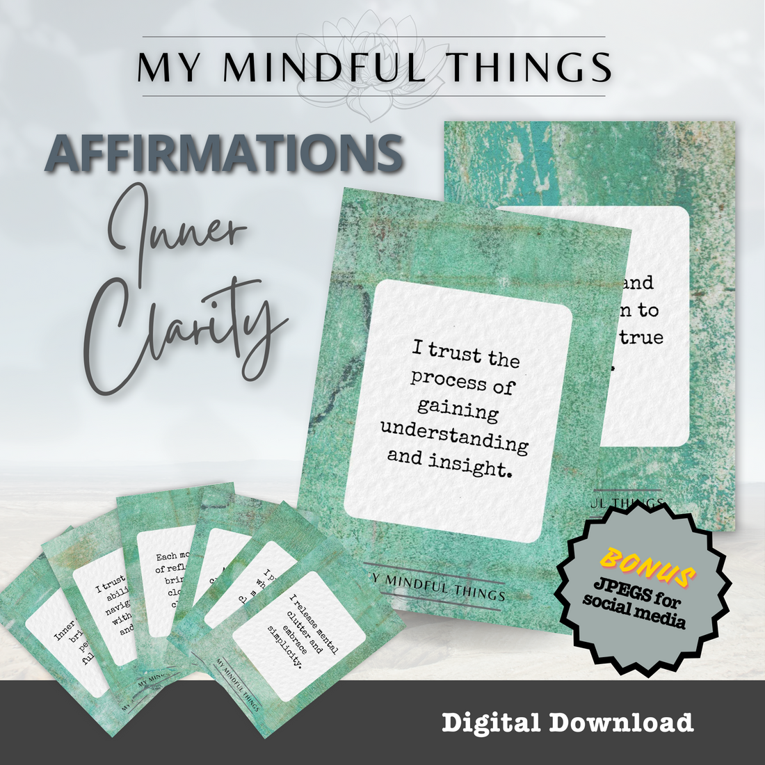 Inner Clarity Affirmation Pack (digital download)