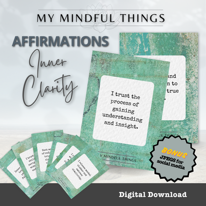 Inner Clarity Affirmation Pack (digital download)