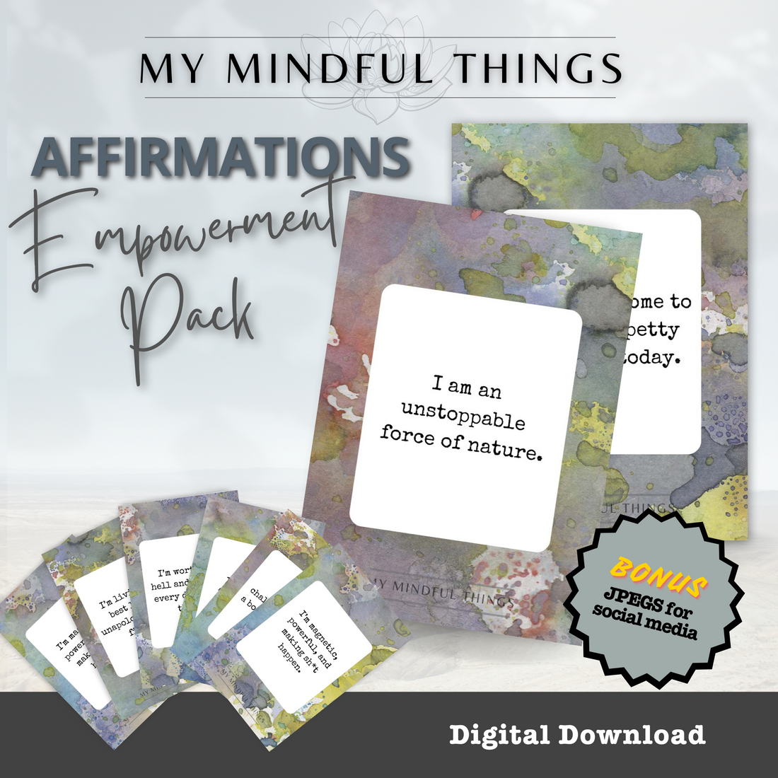 Empowerment Affirmation Pack (digital download)