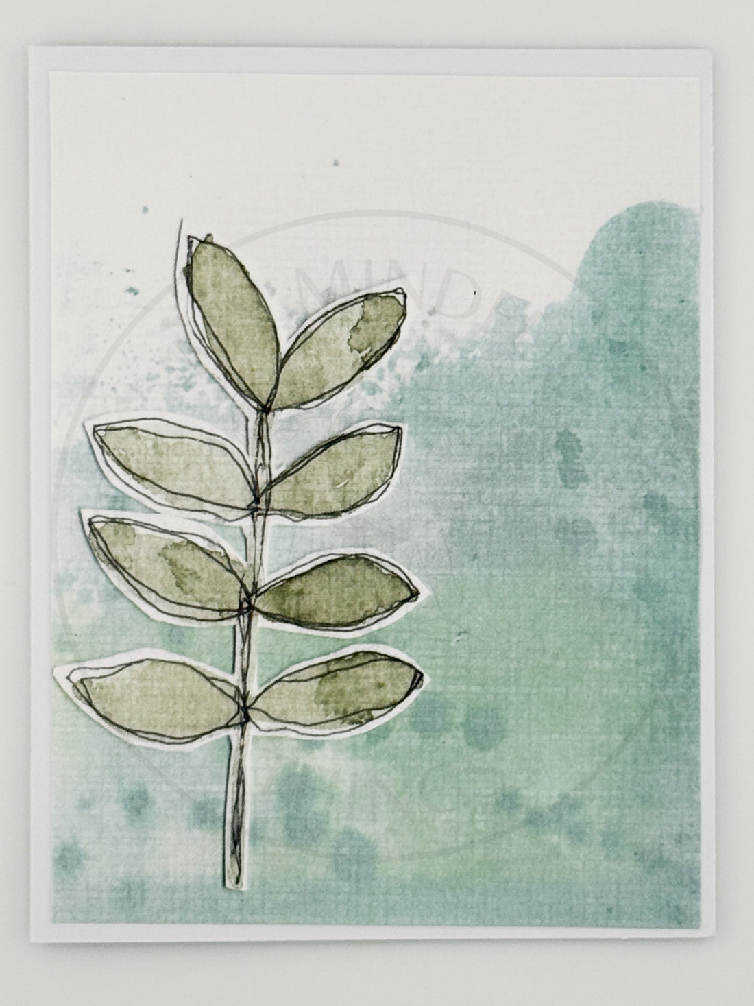 Mixed Media Art Note Card Set — 5 Cards &amp; Envelopes