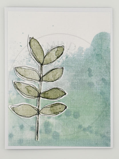 Mixed Media Art Note Card Set — 5 Cards &amp; Envelopes