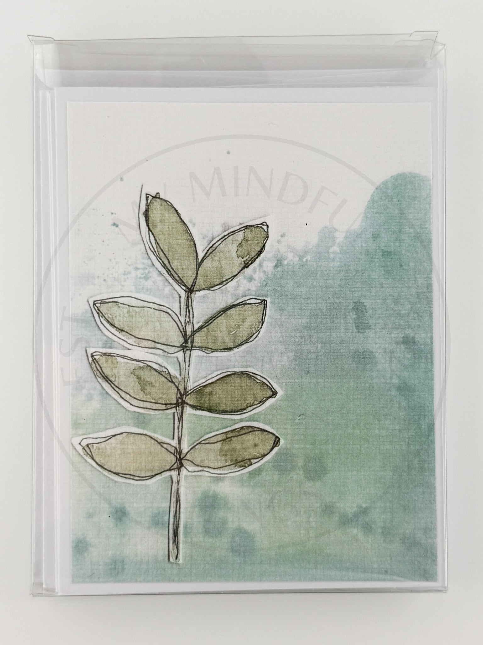 Mixed Media Art Note Card Set — 5 Cards &amp; Envelopes