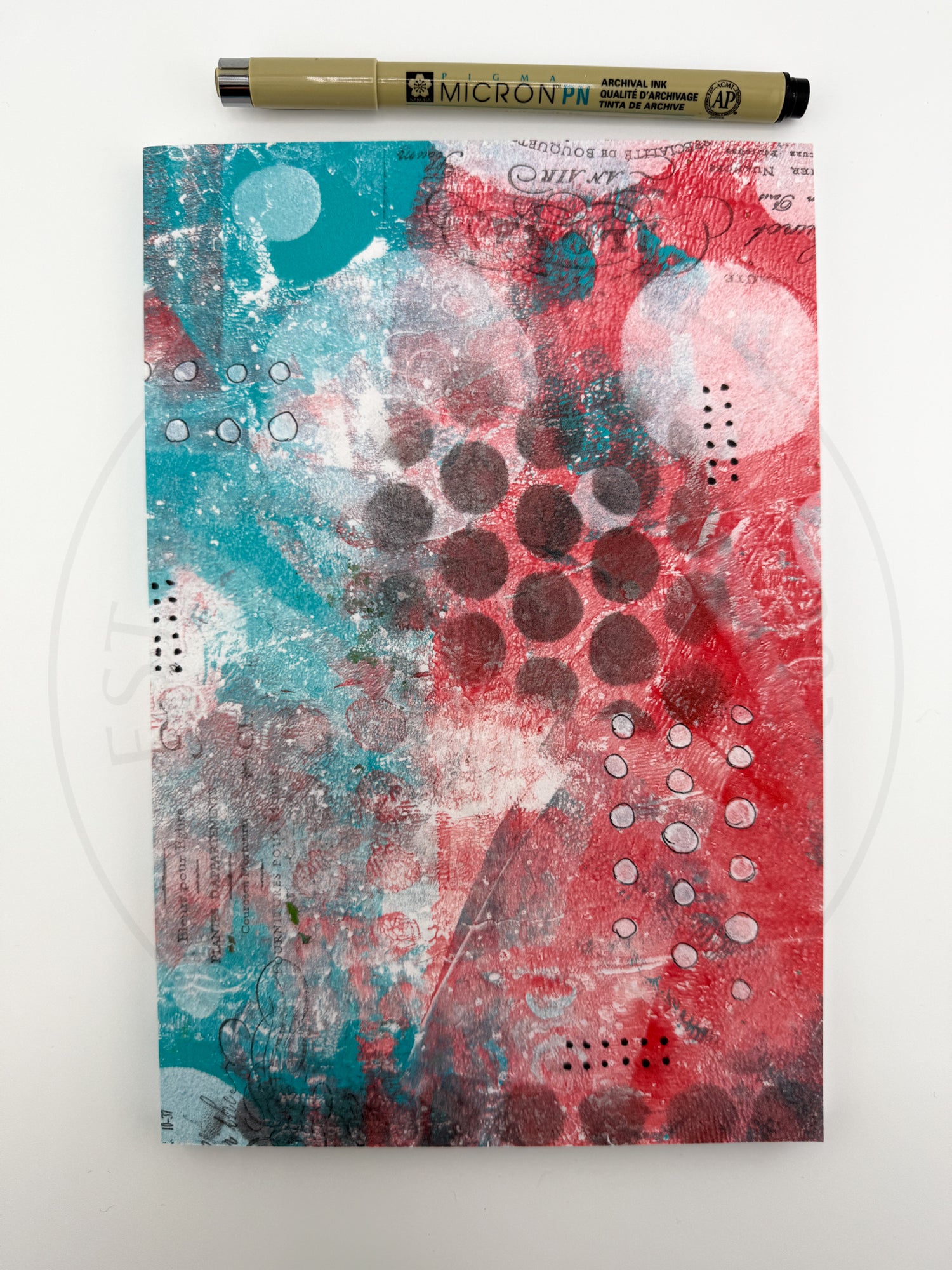 Softcover Journals - pink/turquoise