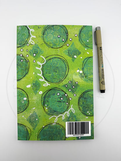 Softcover Journals - green circles