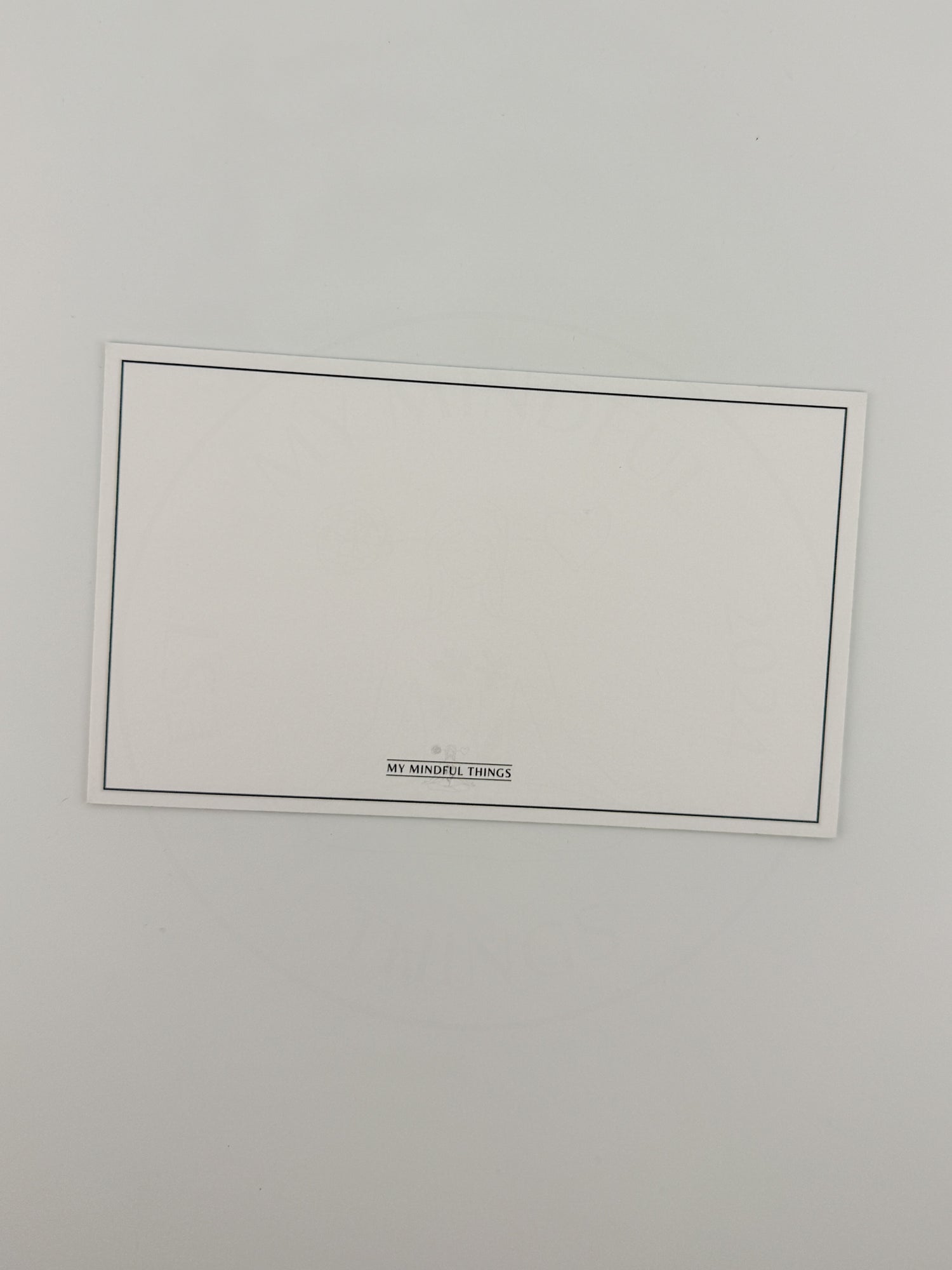 Boundaries Punch Card