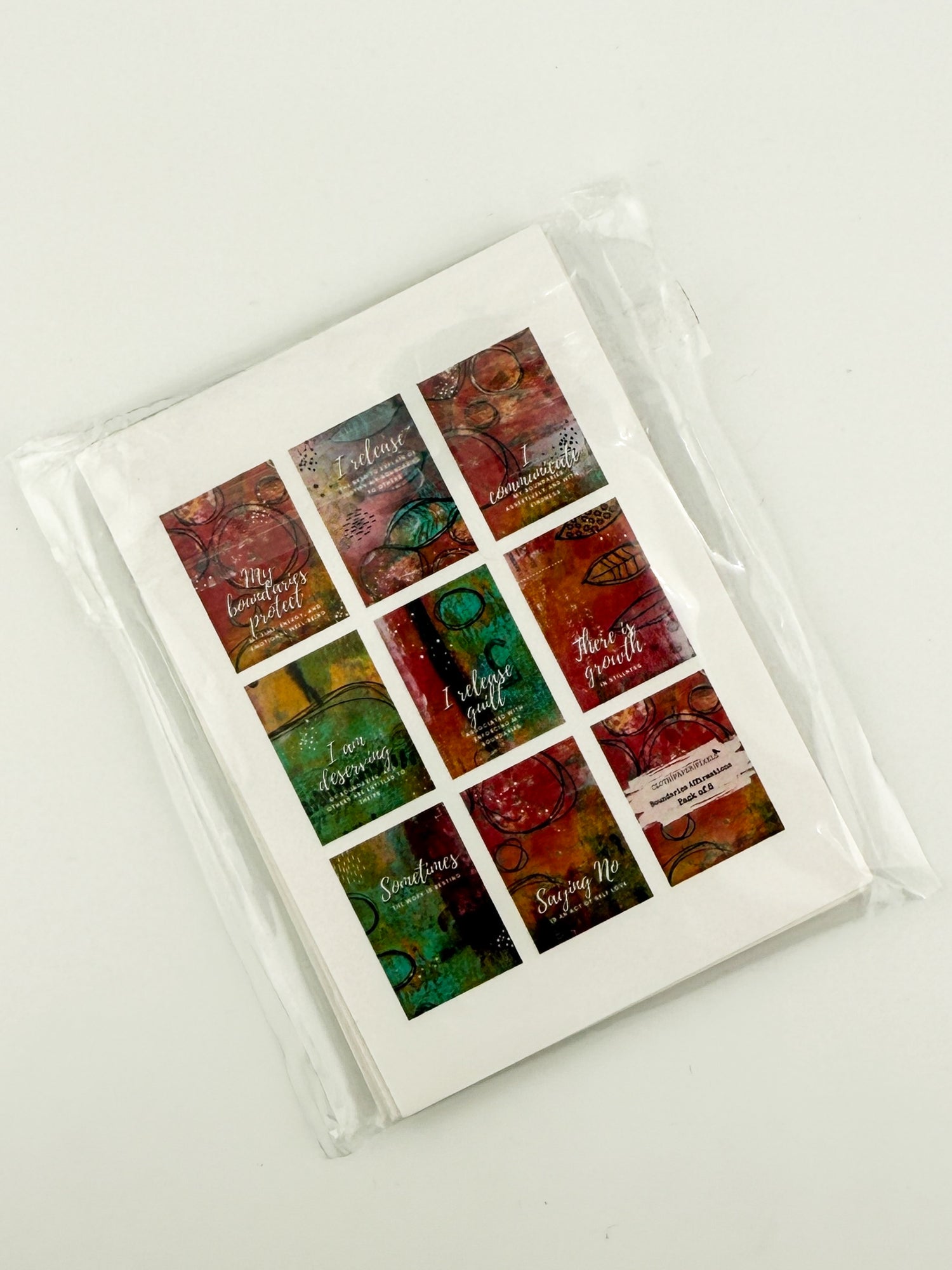 Boundaries Affrimation Card Pack