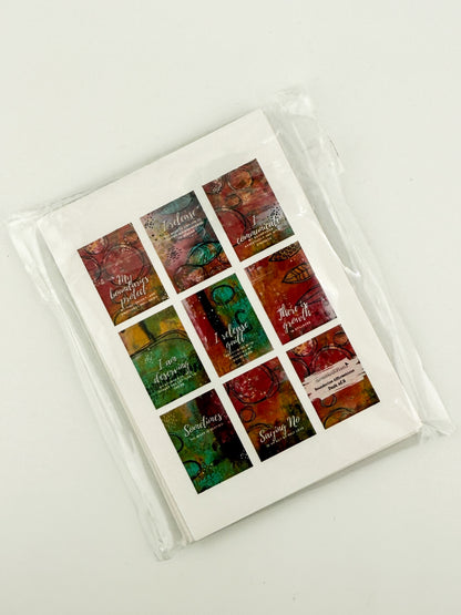 Boundaries Affrimation Card Pack